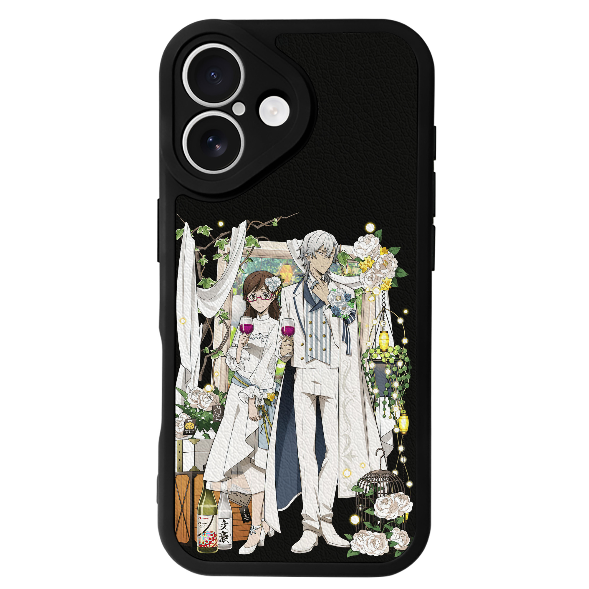 （画像用） 文豪ストレイドッグス Bungo Stray Dogs 【iPhone 16シリーズ対応】シリコンスマホケース（レザー調） 材質：シリコン
